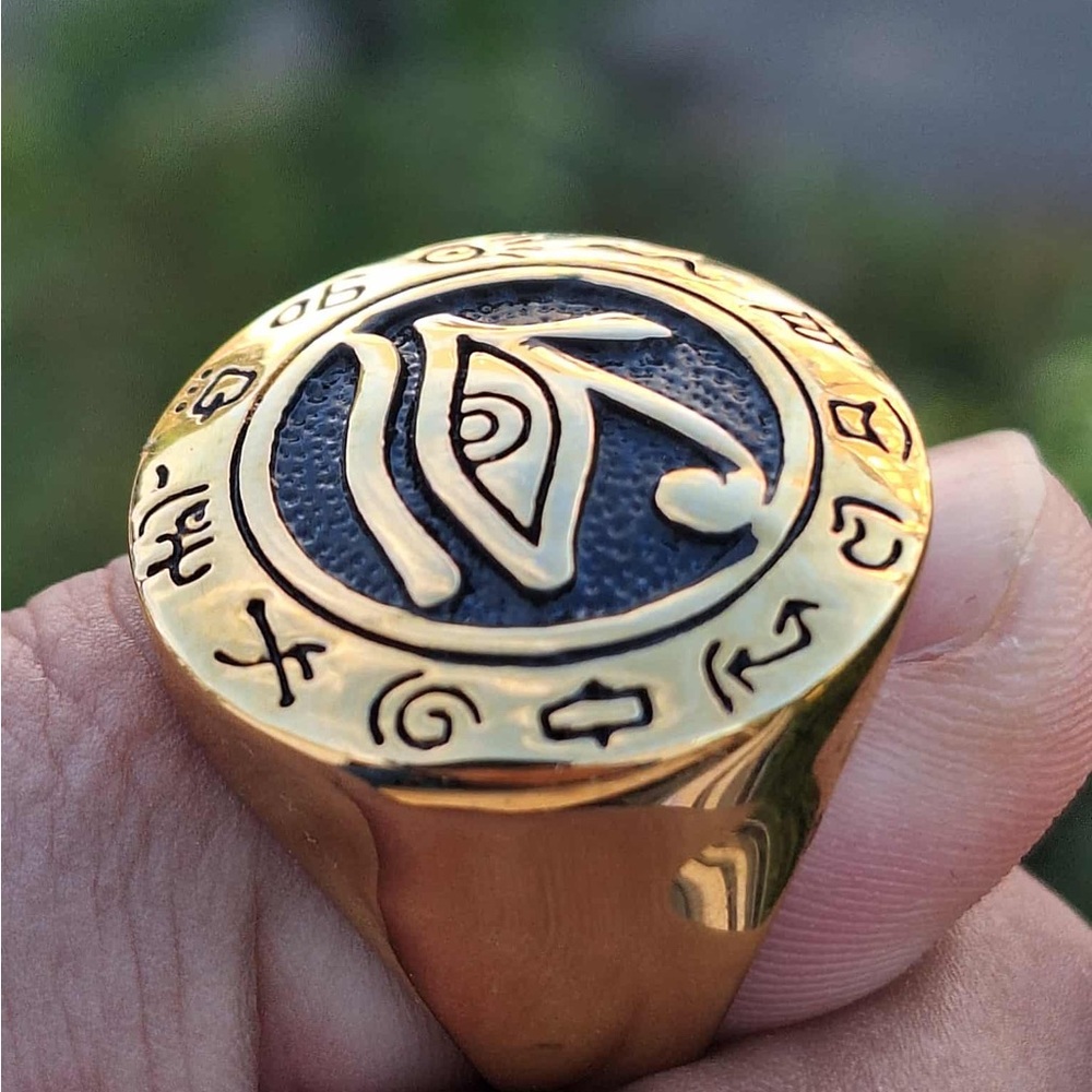 Eye of Horus Ring - Picture 4 of 11
